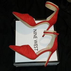 NINE WEST GENUINE SUEDE LEATHER HEELS